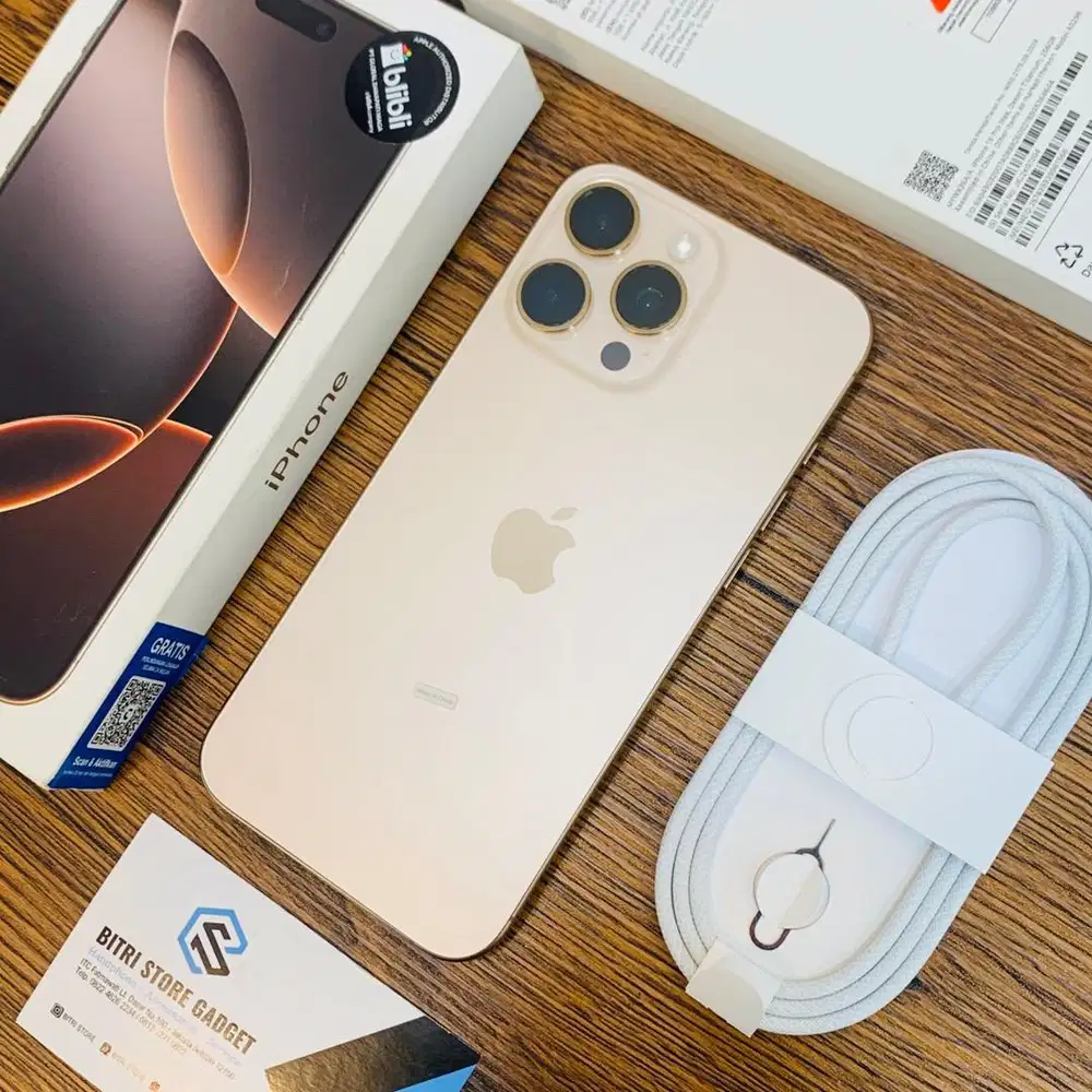 IPHONE 16 PROMAX 256GB IBOX DESERT