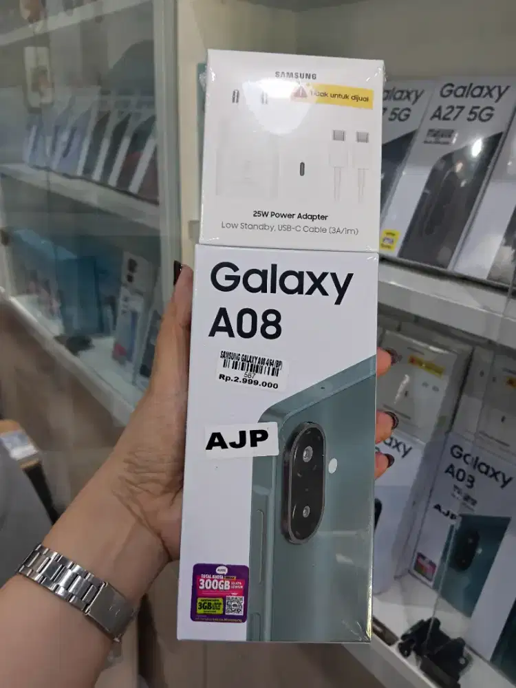 Ready samsung A08 4/64 garansi resmi 1tahun atlantis dahsyat