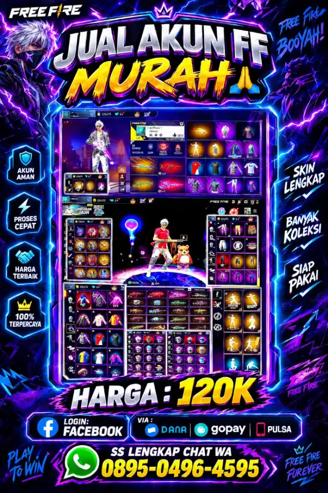 JUAL AKUN FF MURAH DAN AMANAH