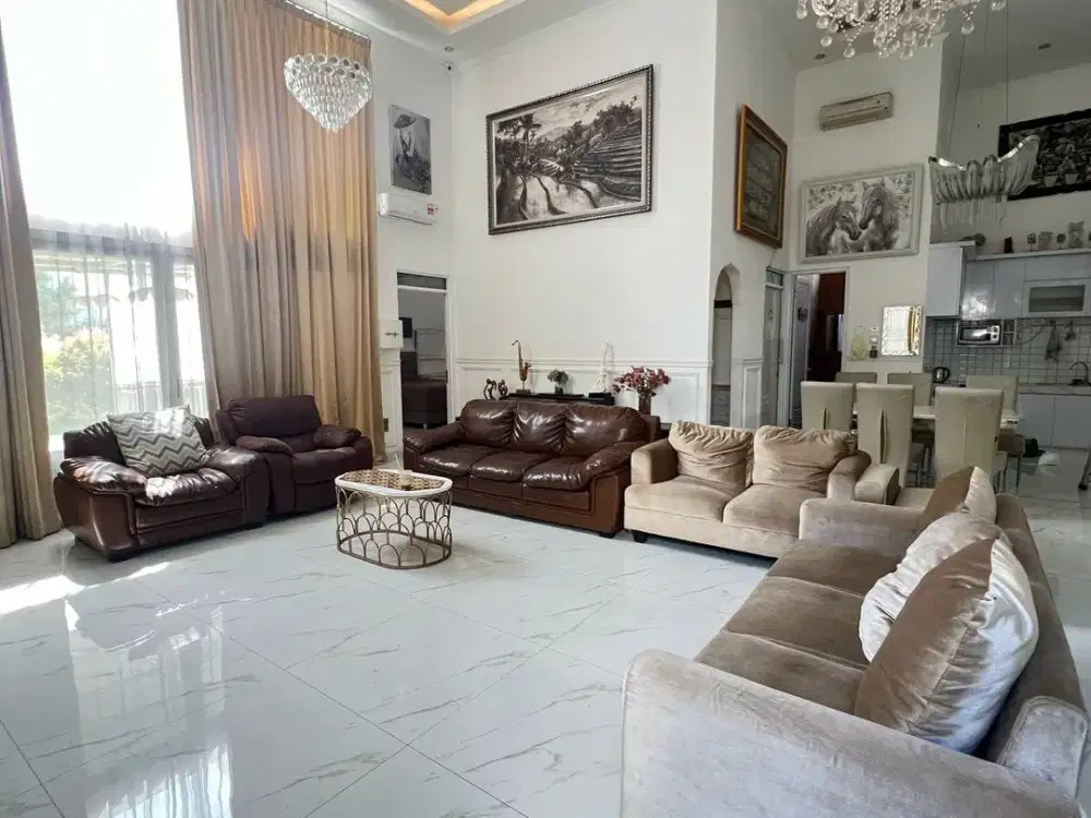 Rumah Siap Huni, posisi Hoek dan Full Furnished di Metland Transyogi, Cileungsi