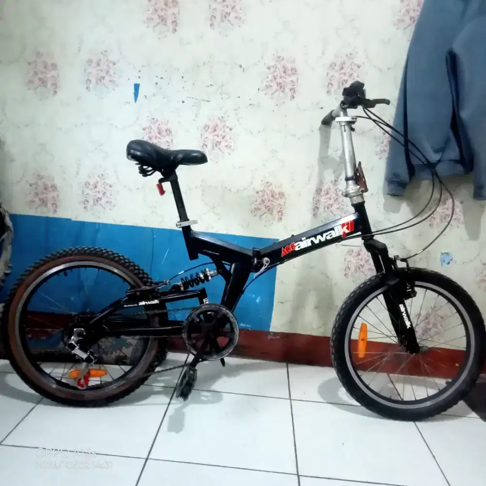 Jual sepeda lipet air walk tinggal pakai ajah