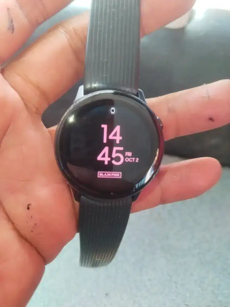 samsung watch edisi black pink