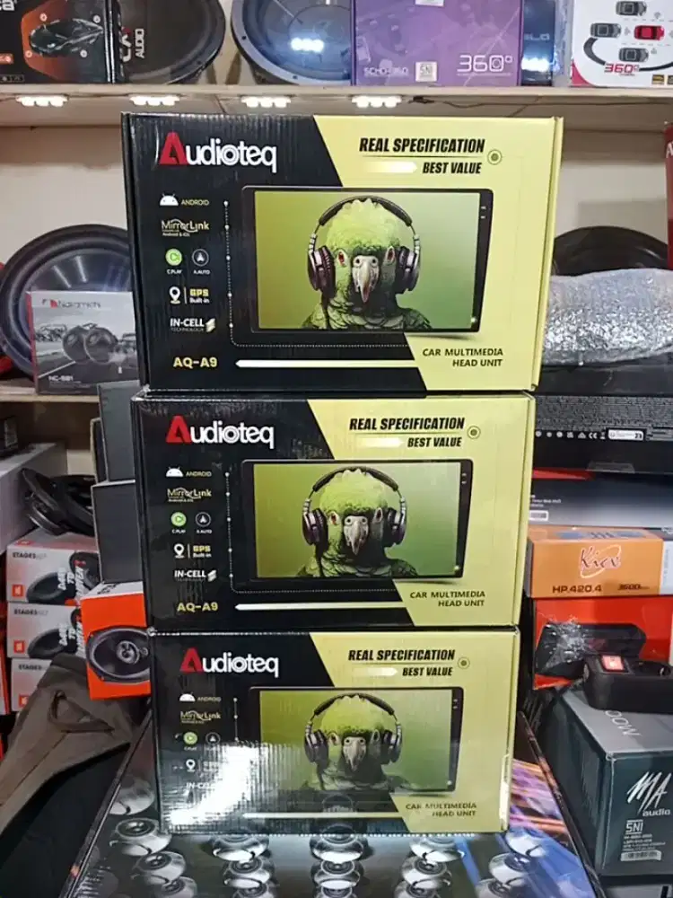 PLES PASANG Head Unit Android Audioteq AQ-A9 9 Carplay 4/64 IN-CELL