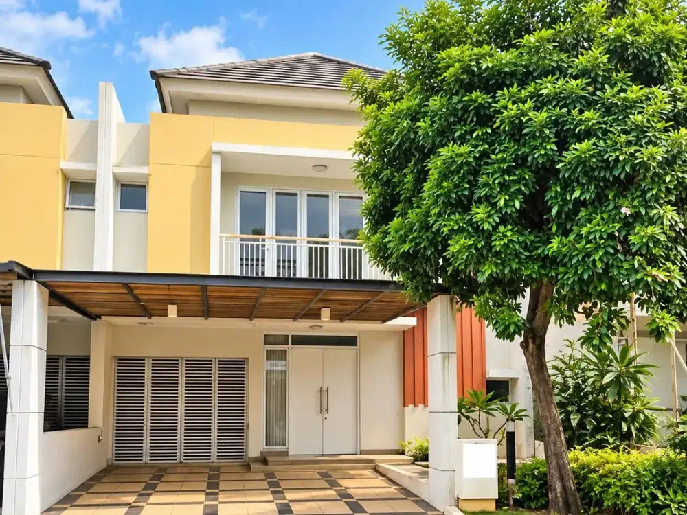 RUMAH SIAP HUNI DIJUAL Posisi unit bagus dijalan utama dan dekat dg kolam renang