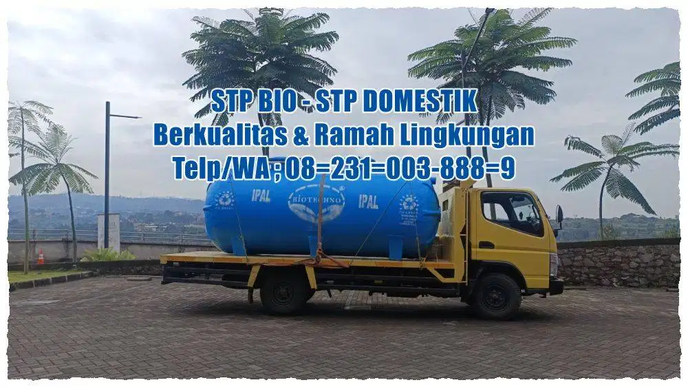 IPAL SiAP KIRIM - STP FIBERGLASS - TANGKI STP