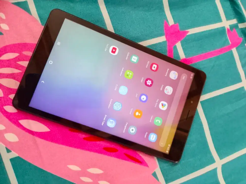 SAMSUNG TAB A8 LAYAR 8.0 IN BISA KARTU BISA WA YOUTUBE INTERNAL 32GB