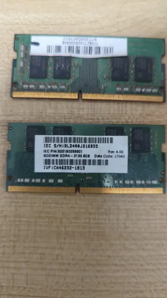 Samsung 2x 8 GB DDR4 Sodimm PC4-2400