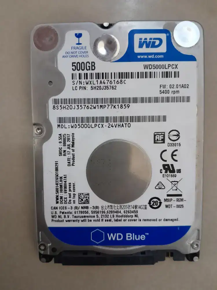 HDD LAPTOP 500GB