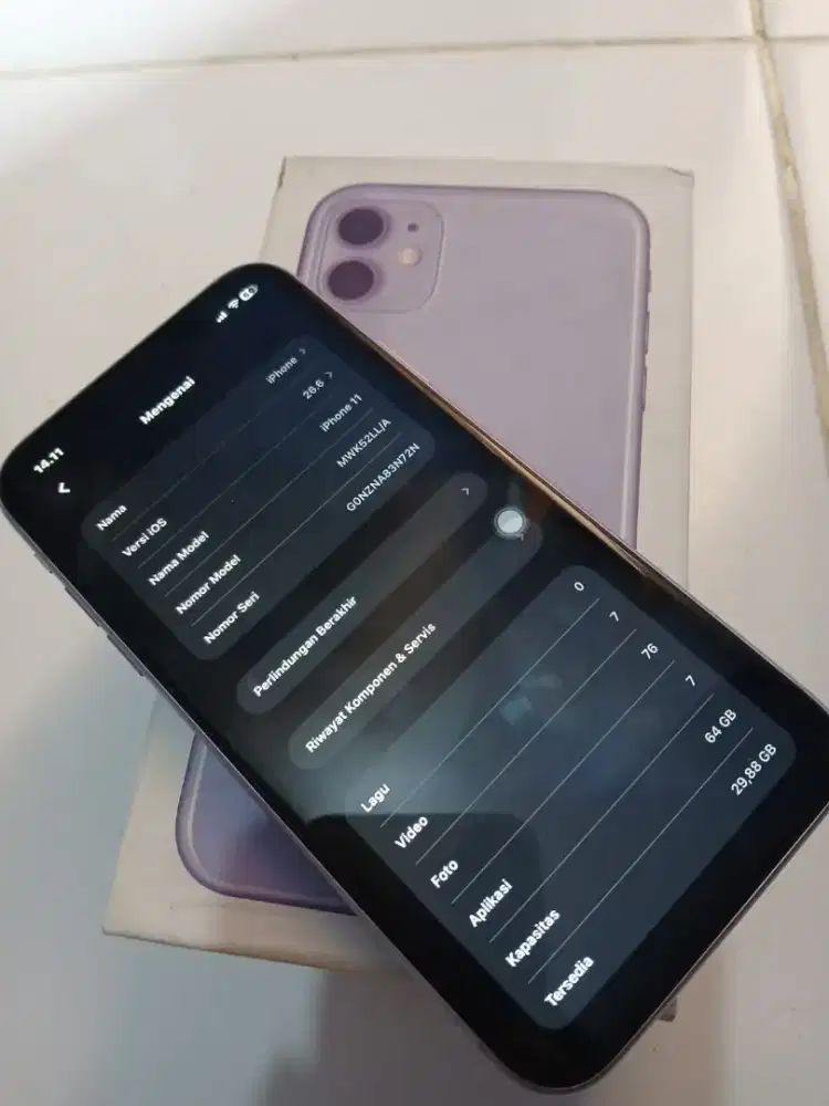 Iphone 11 64gb inter fullset