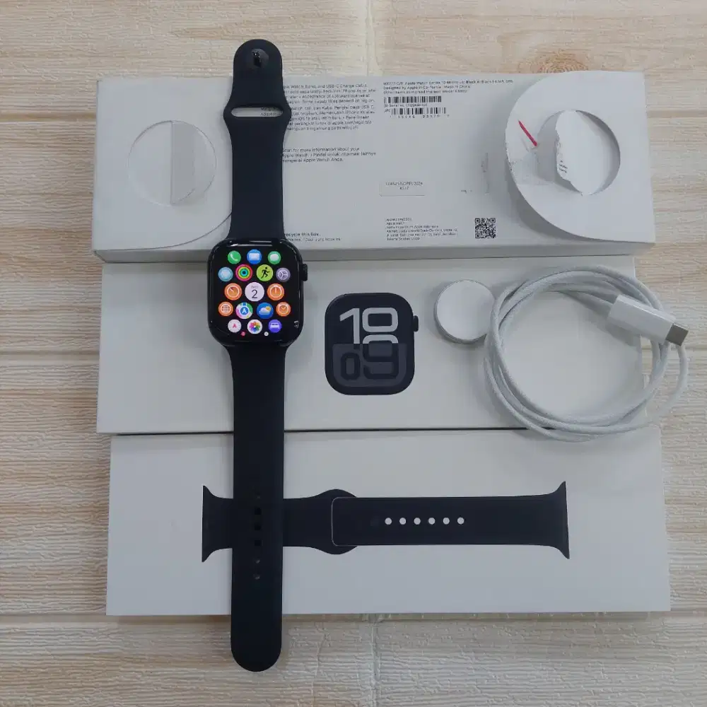 Apple Watch Series 10 46mm BH100% Grnsi ibox on Juli2027 Second Mulus