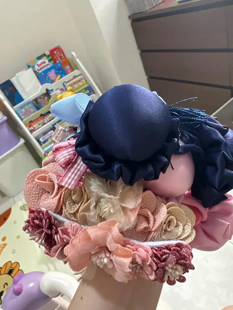 Jual murah bandana bayi cewek semua ga bs milih.masih baru pakai 1x