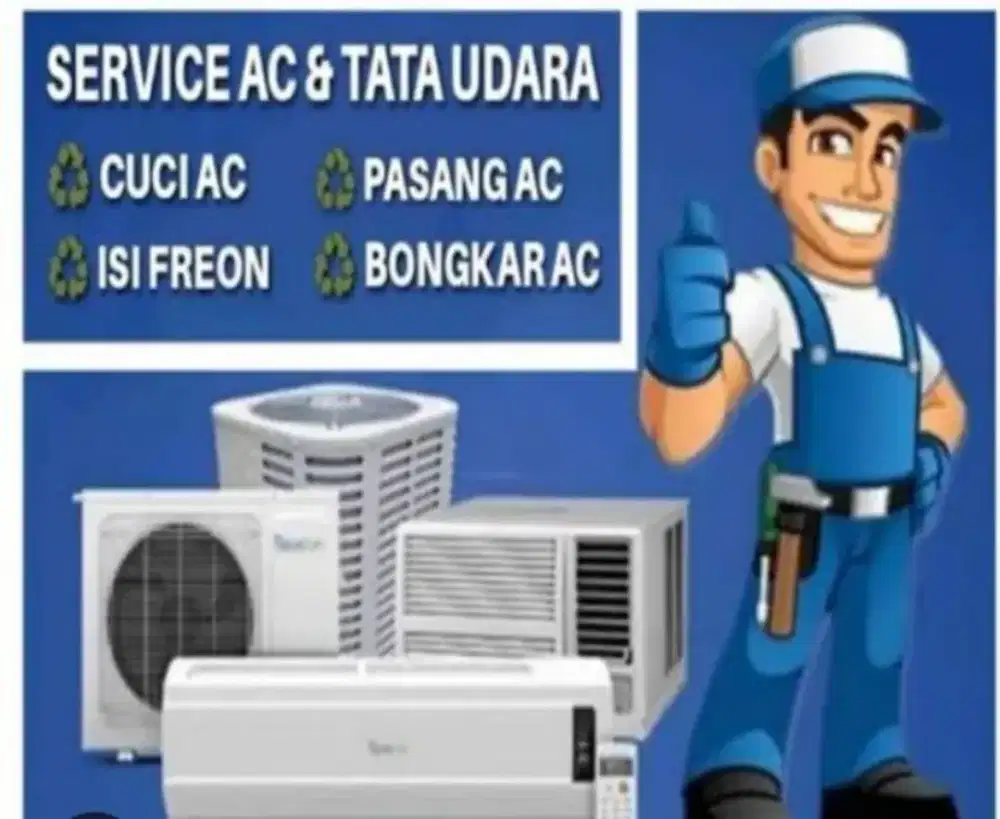 terima cuci service dan bongkar pasang ac