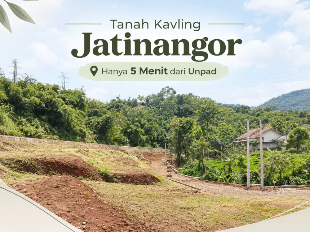 Tanah Kavling SHM Jatinangor Luas 80 M² - 300 Jutaan
