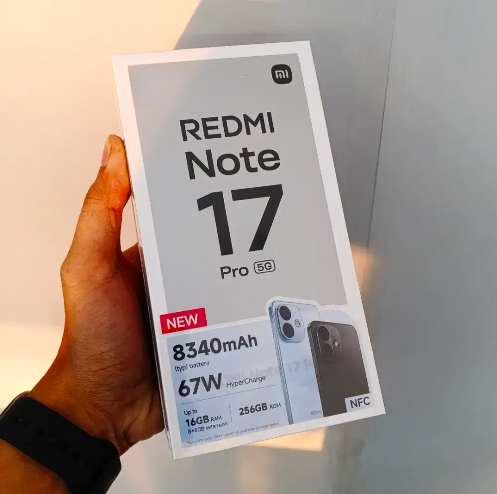 Promo REDMI NOTE 17 PRO 5G [8/256 GB || 8/512 GB] Bergaransi Resmi