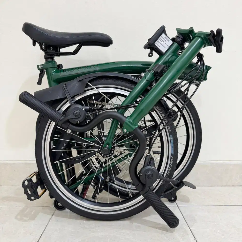 BROMPTON M6L RACING GREEN BLACK EDITION 2024 - LIKE NEW