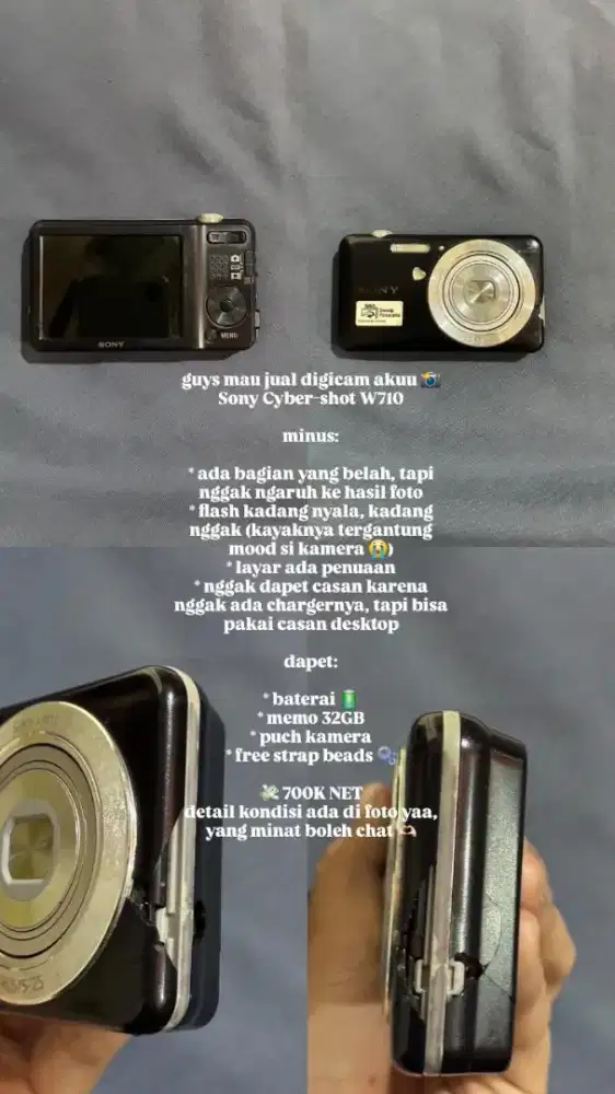 Digicam Sony W710