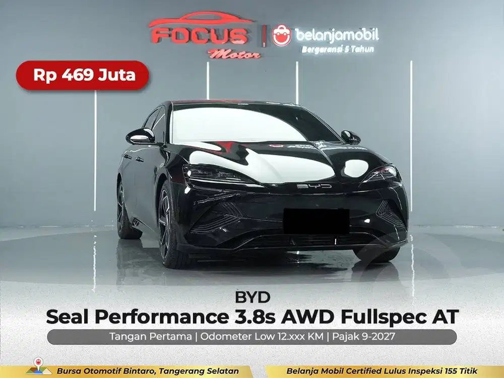 [ GARANSI 5THN AWD ] BYD Seal Performance 3.8s Fullspec 2023/2024/2025