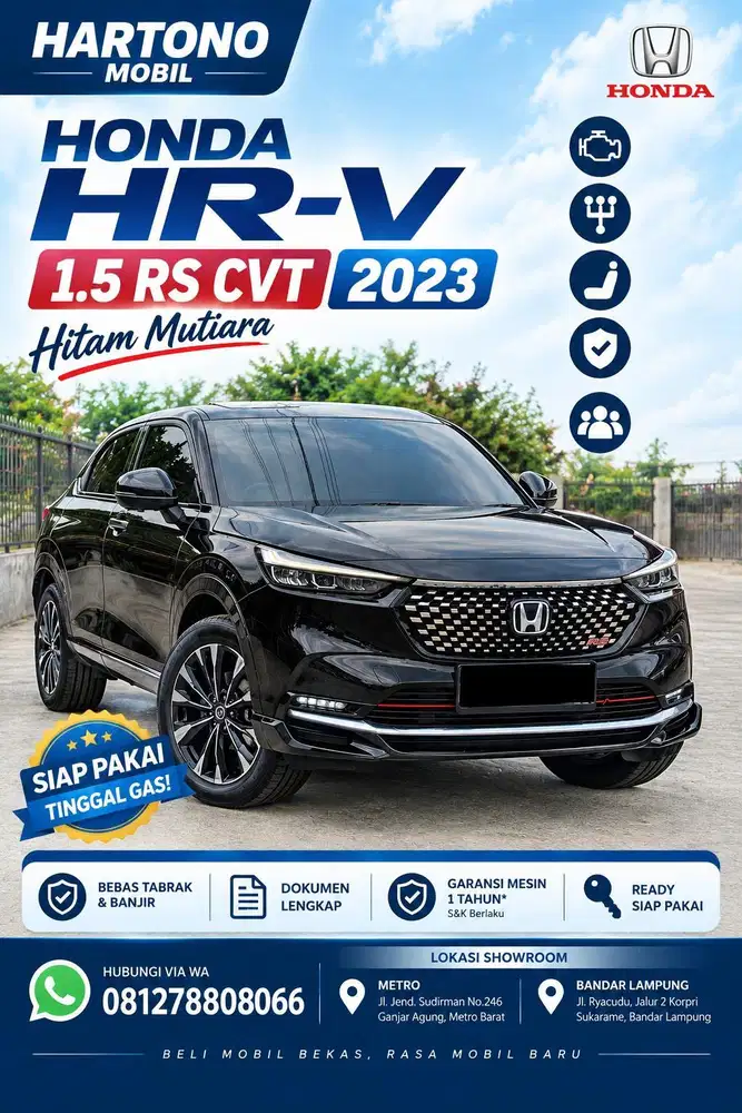 HRV 1.5 RS CVT metik 2023