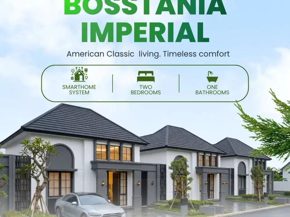 WOW! Rumah American Classic di Klaten, SHM Mulai 400 Jt an