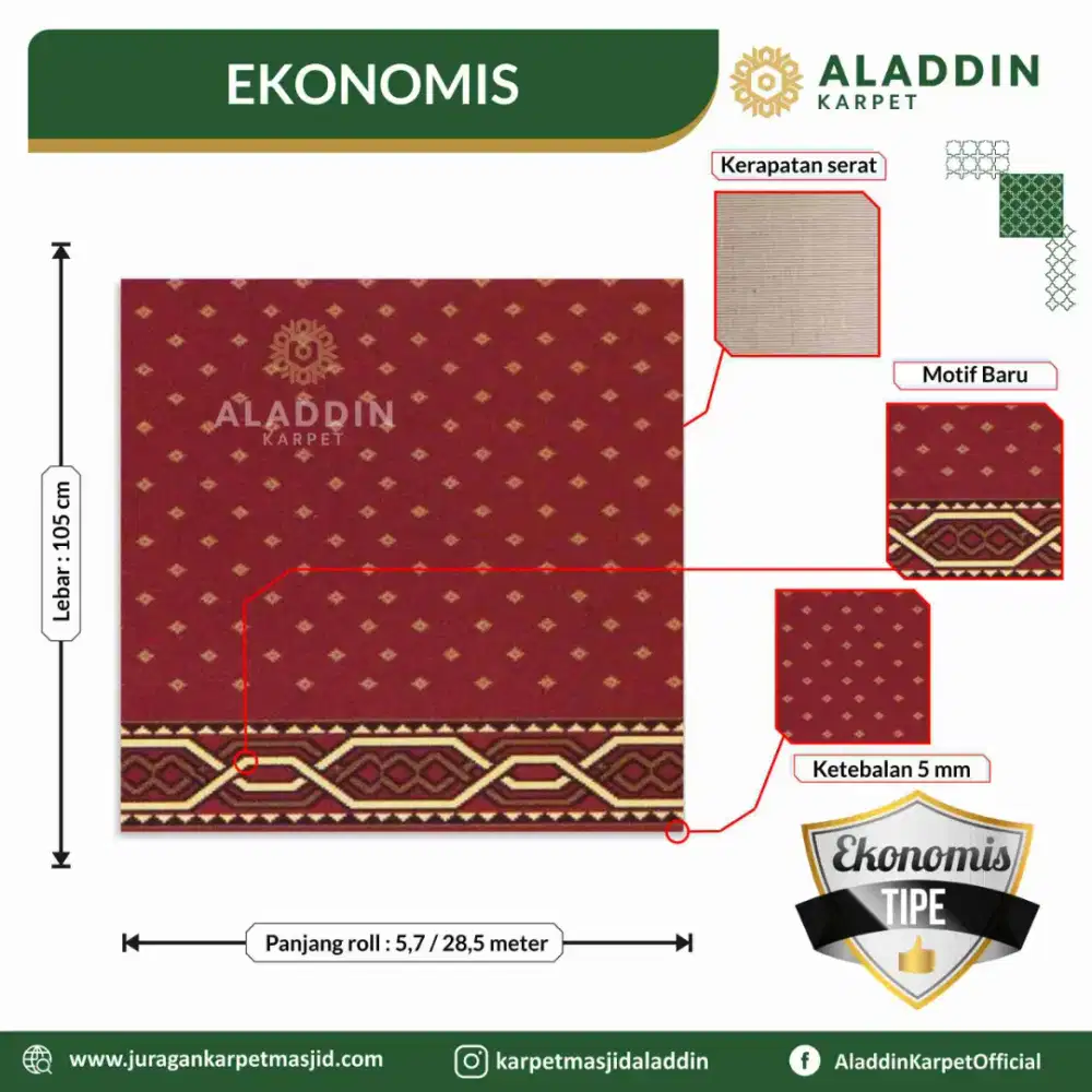 JUAL KARPET MASJID AREA GRESIK