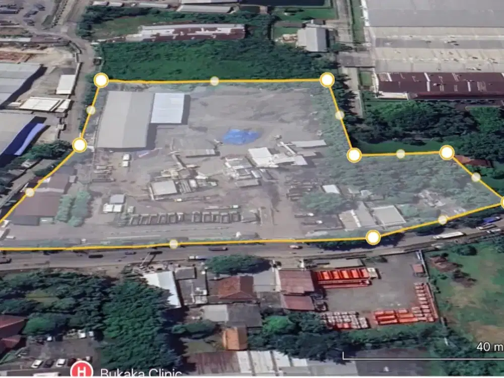 Lahan Industri  Luas 1.8 Hektar di Jl. Raya Narogong Cileungsi