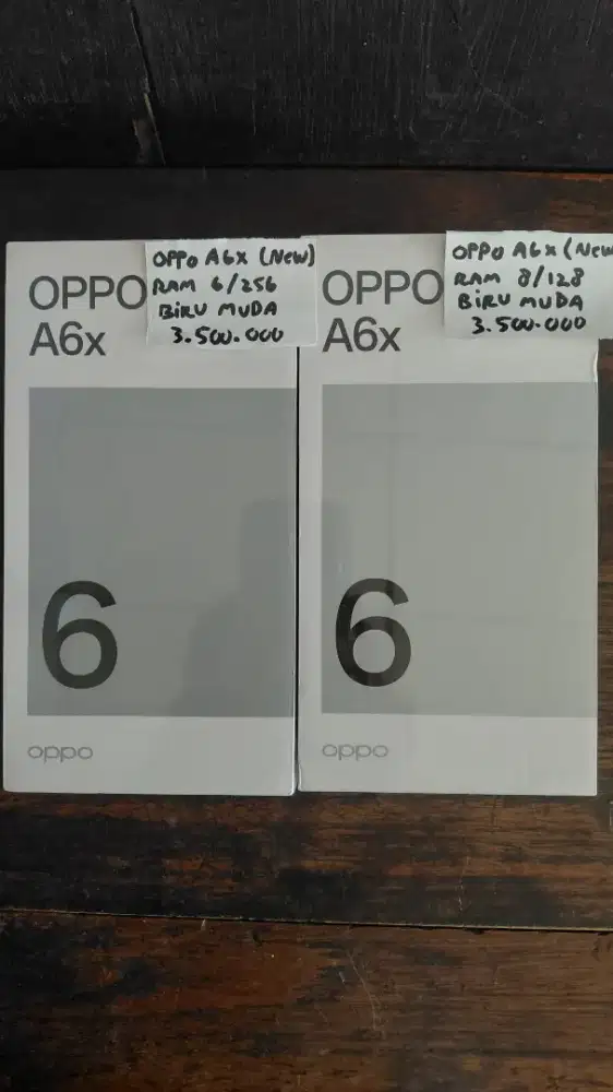 Oppo a6x baru garansi resmi