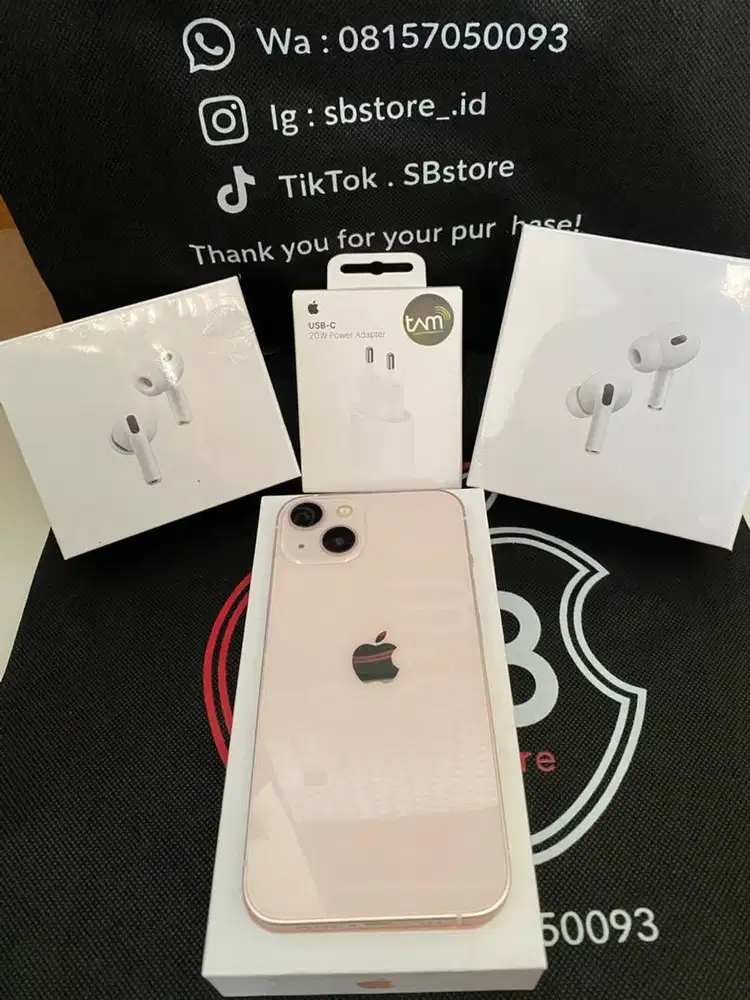 Iphone 13 128gb beacukai fulset nominus mulus
