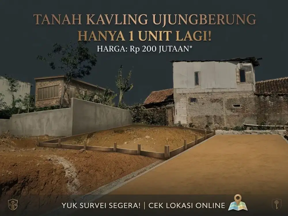 Tanah Kavling Ujungberung stok terbatas