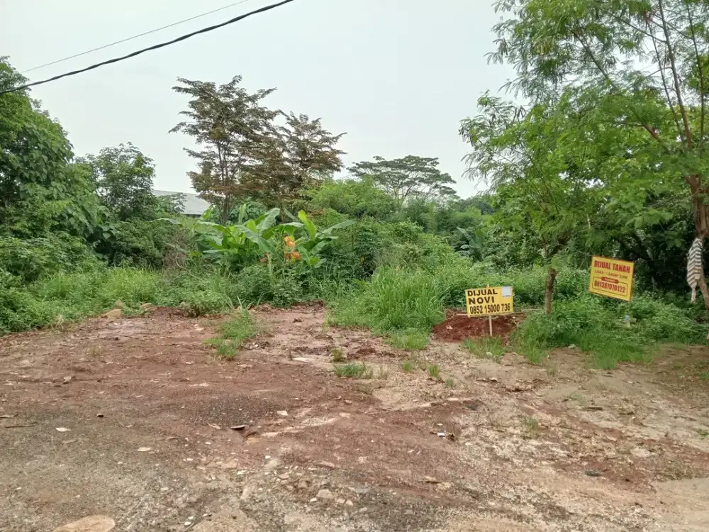 Cikeas, Kavling Cocok Untuk Bangun Town House Kecil, Lokasi Strategis