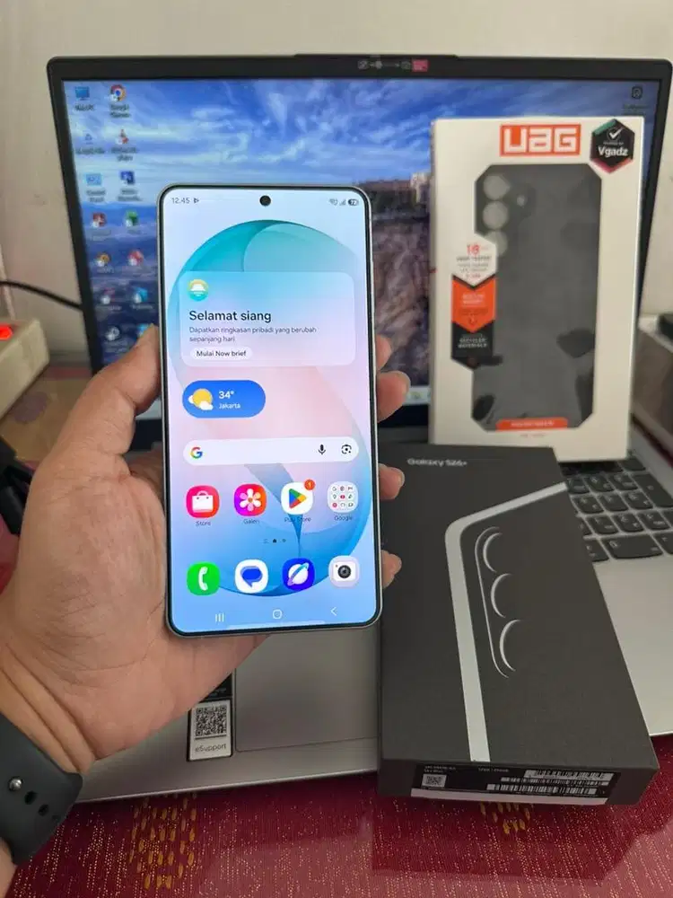 Samsung S26 Plus ram 12/256 GB Fullset Garansi 10 bulan lagi. Mulus