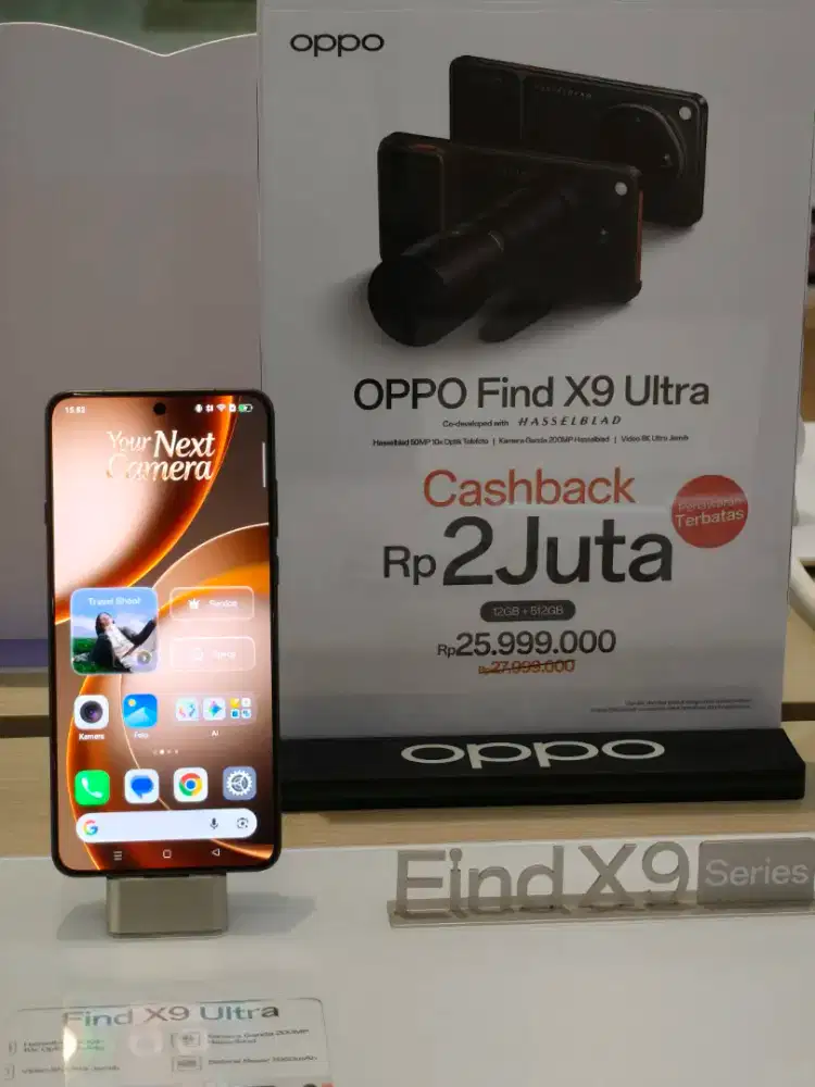 PROMO GEDEN FIND X9 ULTRA CASHBACK 3 JUTA!!!