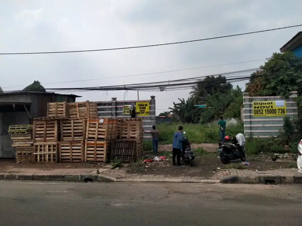 TERMURAH Tanah Pinggir Jalan Raya Samping Fly Over Cileungsi, Lokasi Sangat Strategis, Harga NEGO