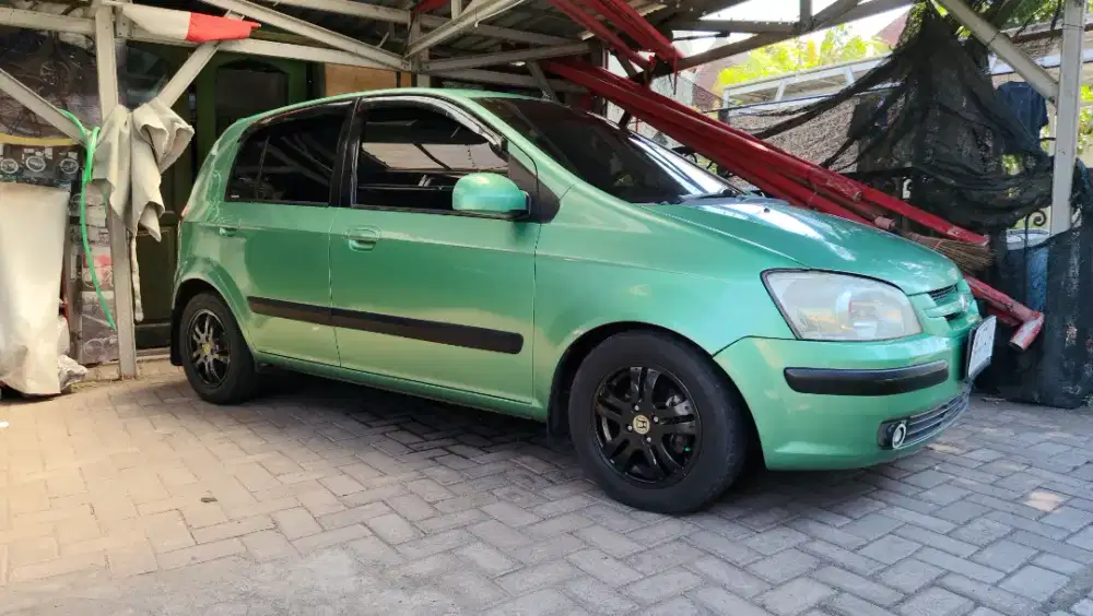 Getz 2004 GL hijau original siap luar kota sudah banyak peremajaan