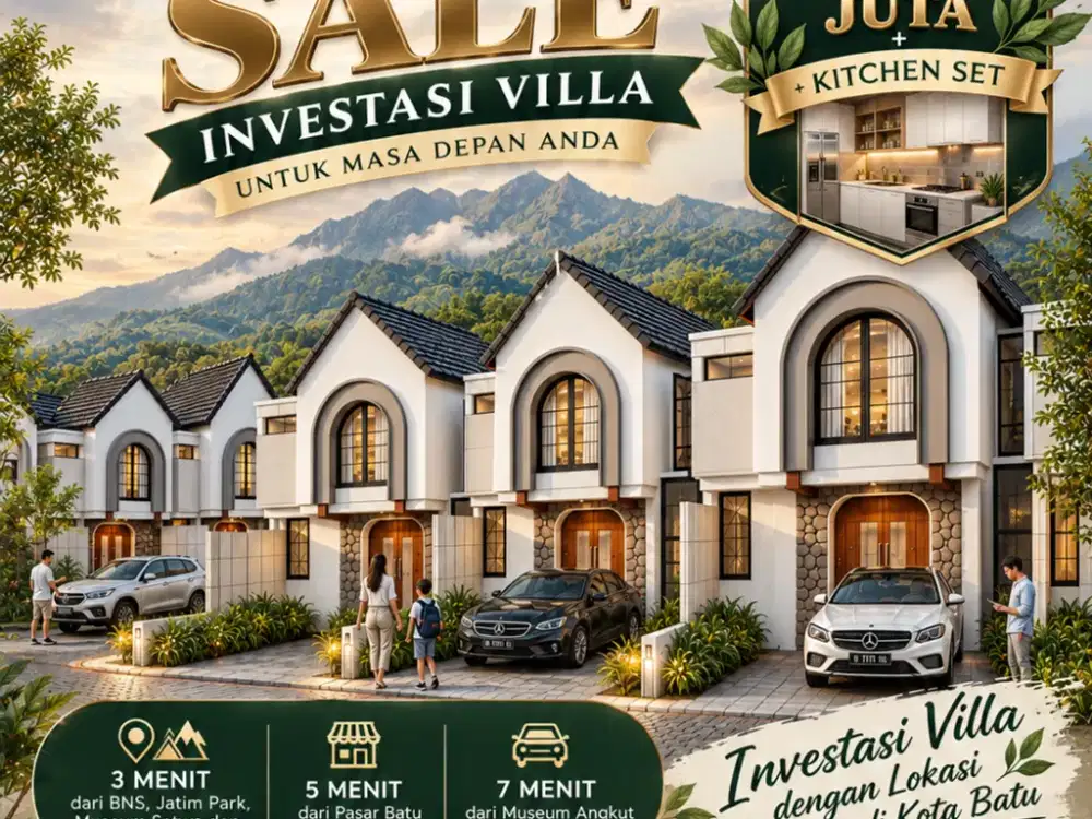PROMO PEMBELIAN UNIT KHUSUS BULAN OKTOBER VILLA EKSLUSIF DI KOTA BATU