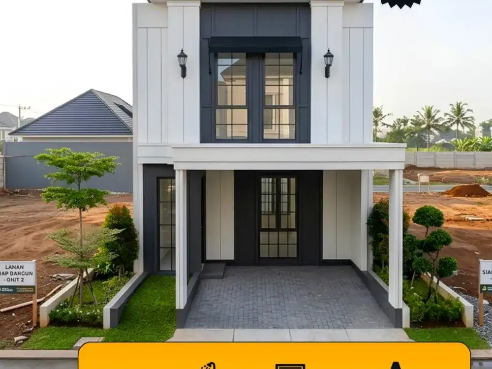 UNIT TERBATAS! 2 Lantai American Classic 600 JT-AN, SHM & FASILITAS LENGKAP