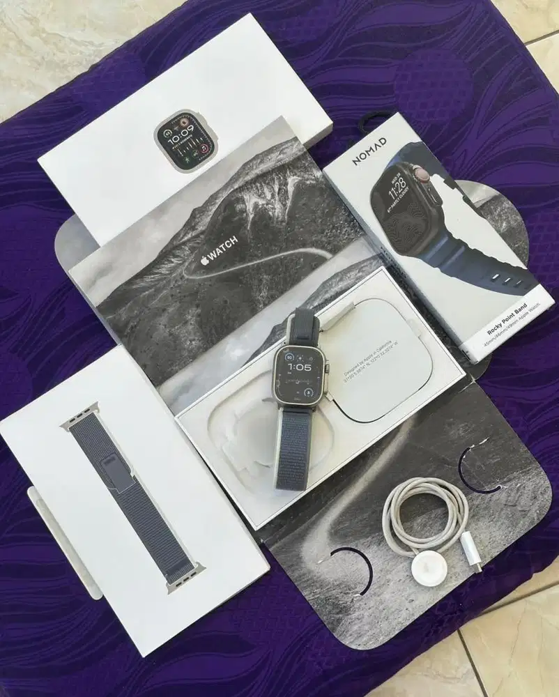 Apple Watch Ultra 2 49mm RESMI Fullset Ori+Bonus Mulus Nominus