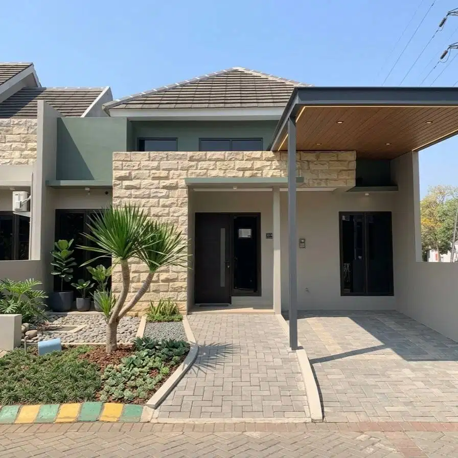 Rumah Hook Tanah Luas Siap Huni