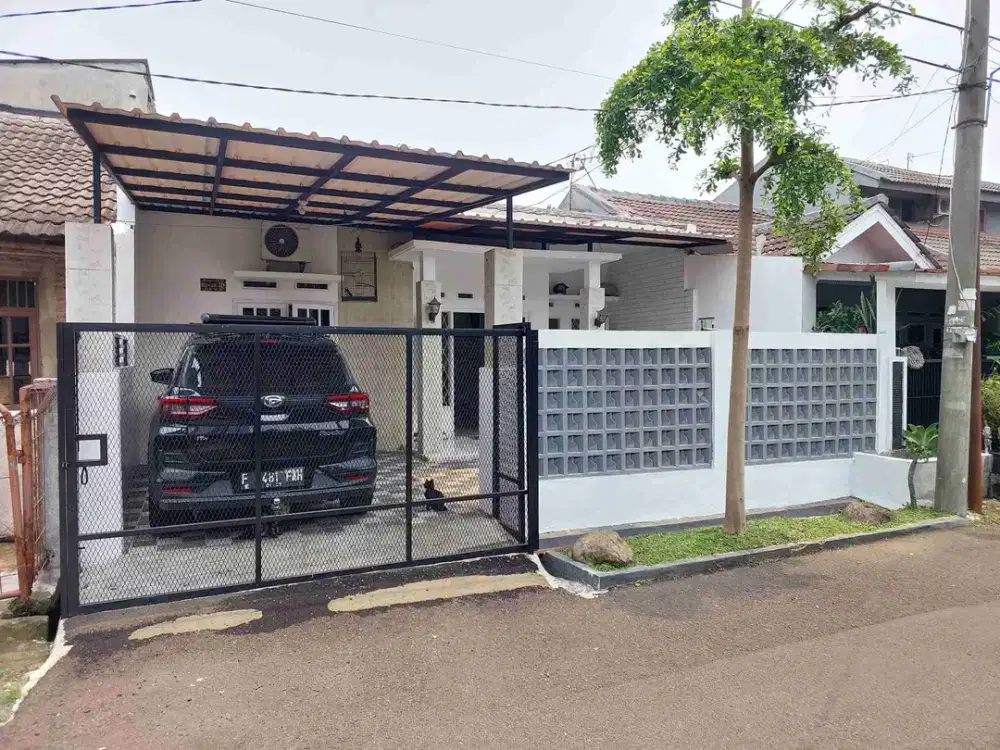 rumah sejuk cantik ciomas permai 500 jutaan akses tol dan stasiun