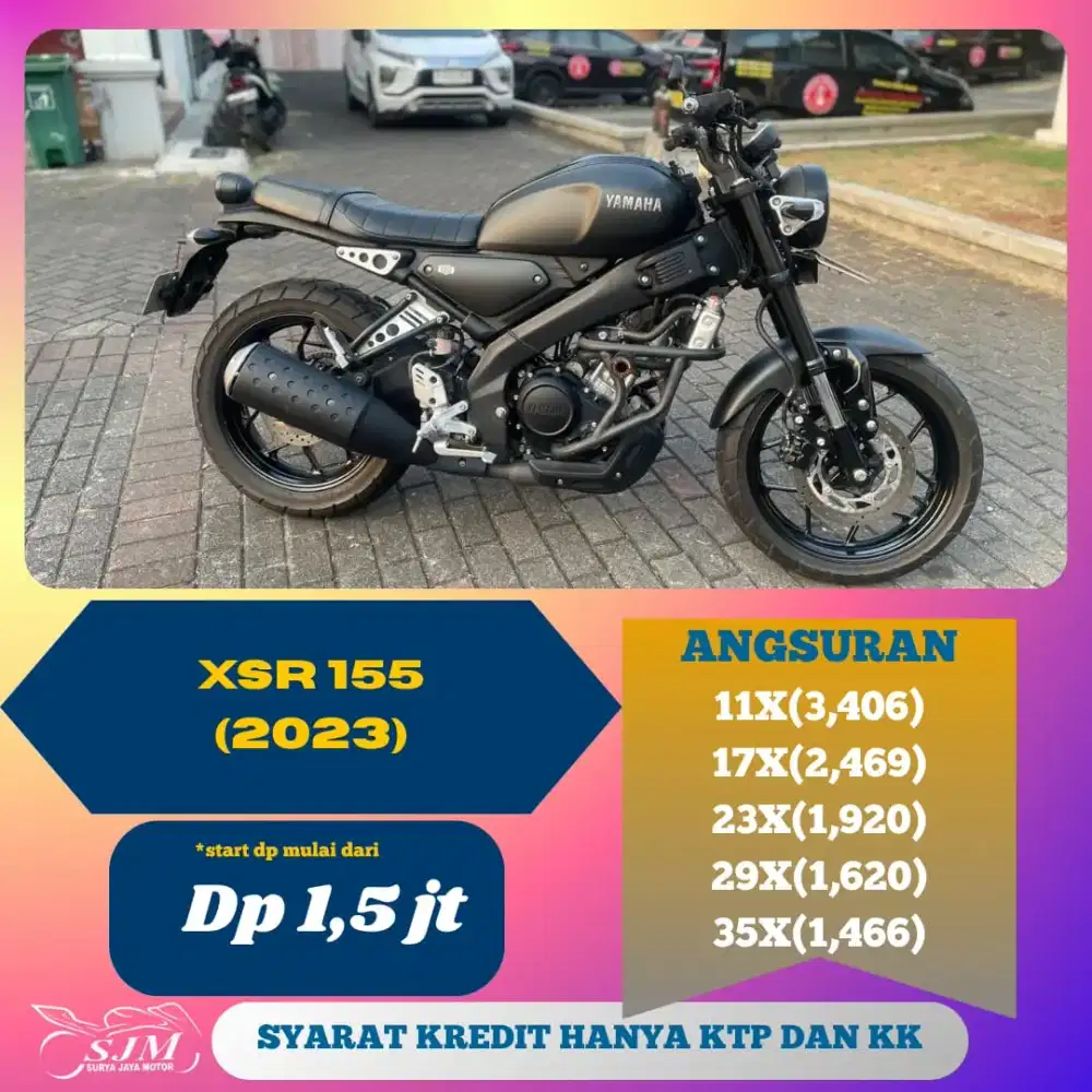 YAMAHA XSR 155 2023 CASH & KREDIT