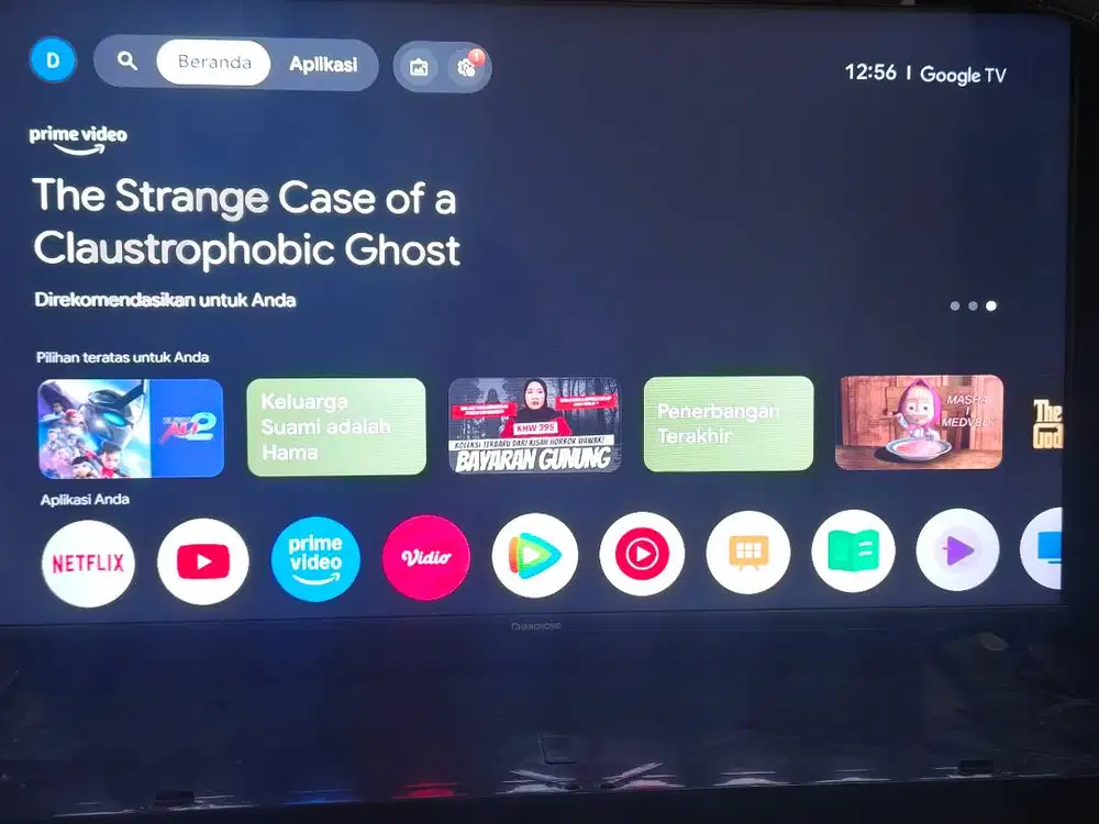 Google tv changhong 40inc Qled Dolby audio