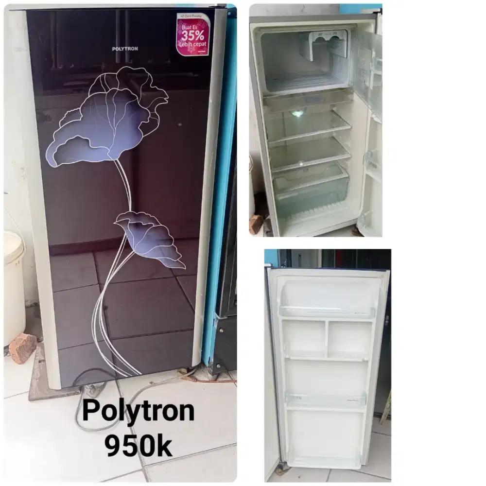 Kulkas POLYTRON bekas bergaransi