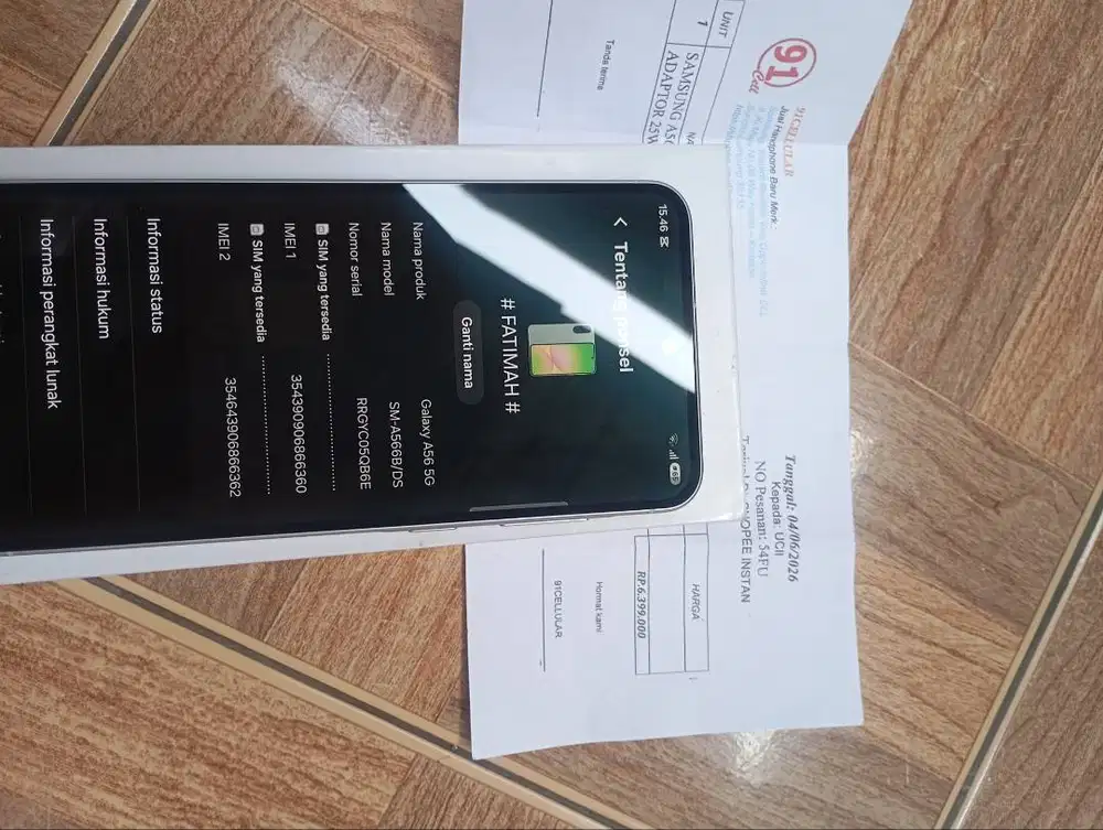 SAMSUNG A56 SEPERTI BARU