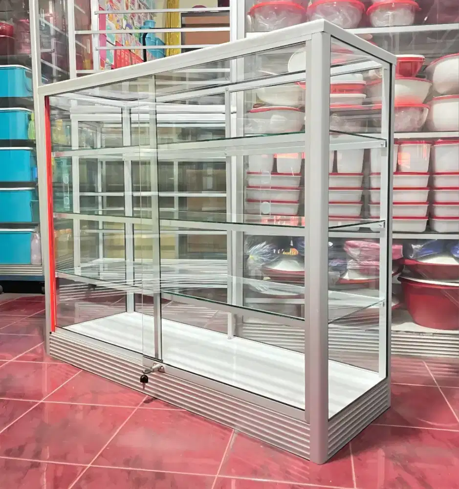 Etalase Panjang 1,2Mx1M untuk warung dll.