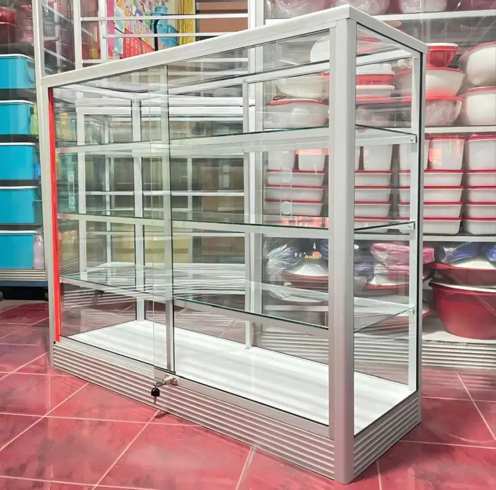 Etalase Panjang 1,2 Meter Ready