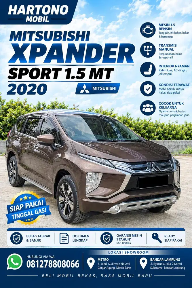 Xpander 1.5 Sport Manual 2020 KM low