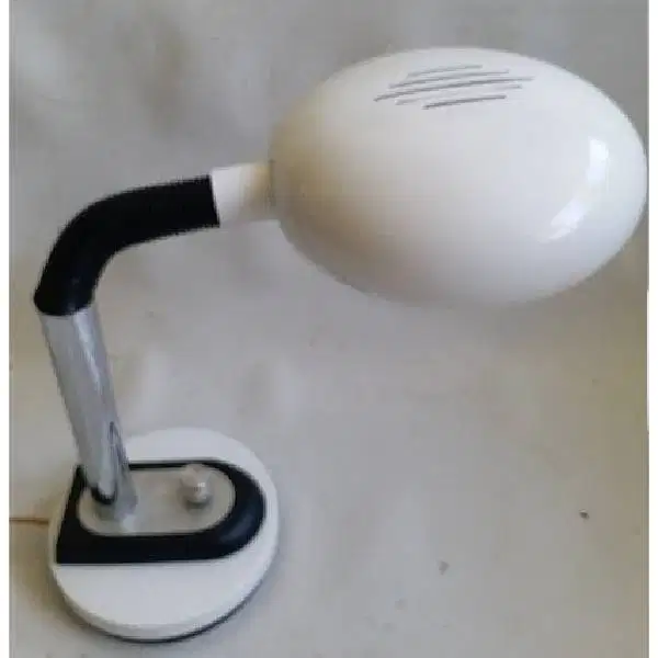 Vintage lampu belajar Dutch design enamel model cobra memakai dimer