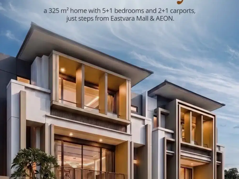 Dijual Rumah Cantik Elyon by Eonna Tipe 10 BSD City