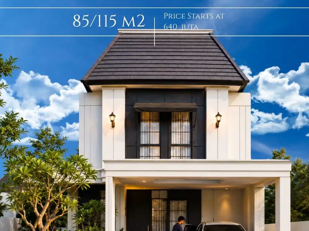 MILIKI RUMAH IMPIAN! American Classic 2 Lantai, Mewah & Elegan di Timur Jogja