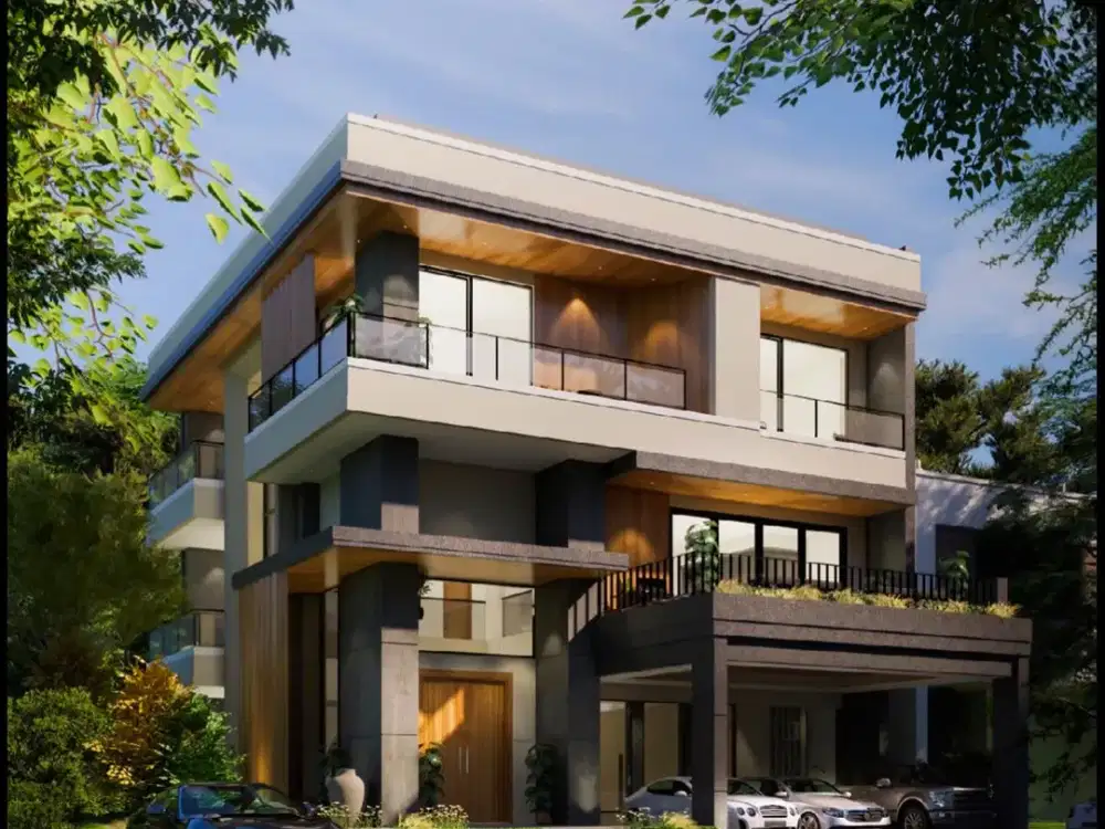 Rumah Brand New 3 Lantai Hook Garden Corner di Mayfield BSD Tangsel