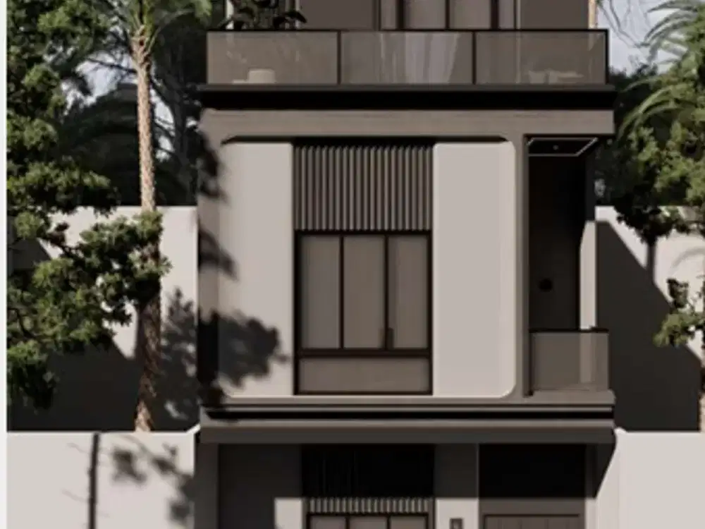 Rumah Brand New 3 Lantai Unfurnished Hadap Selatan Harga Nego di Sutera Flamboyan